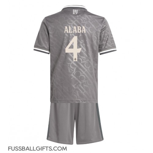 Real Madrid David Alaba #4 Fußballbekleidung 3rd trikot Kinder 2024-25 Kurzarm (+ kurze hosen)